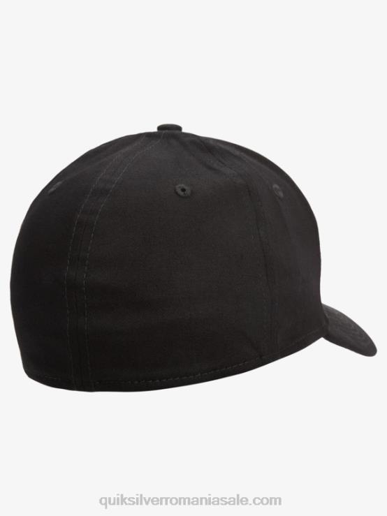 alb negru șapcă elastică pentru munte și val XT6B1679 bărbați Quiksilver