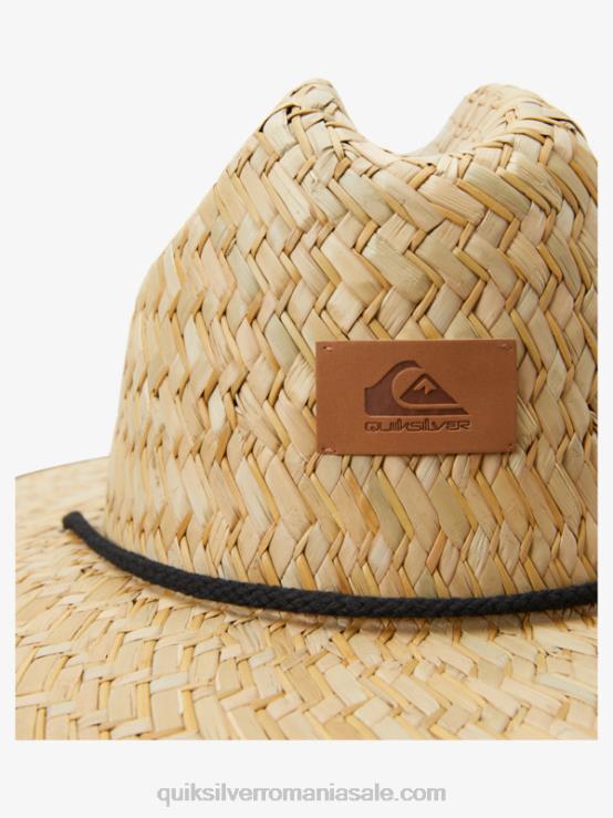 asfalt pălărie de salvamar din paie pentru străin XT6B386 bărbați Quiksilver