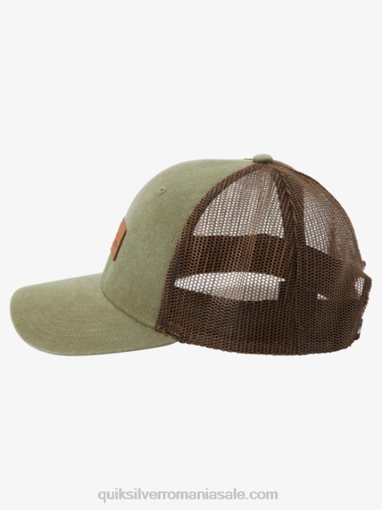 gri măsliniu jos căciula de camioner XT6B660 bărbați Quiksilver