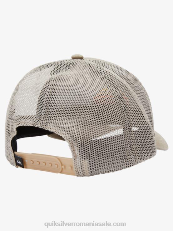 kaki închis pălărie de camioner cu stringer XT6B1196 bărbați Quiksilver