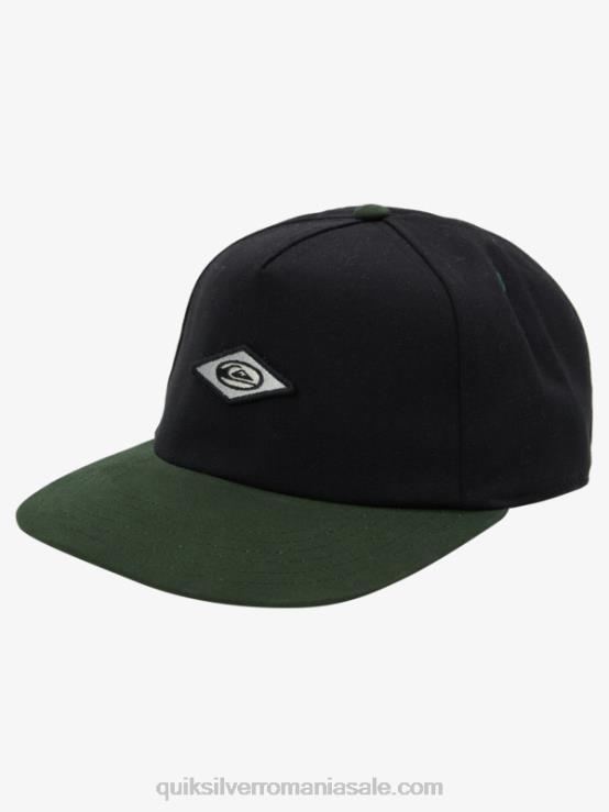 negru șapcă de baseball zinger XT6B605 bărbați Quiksilver