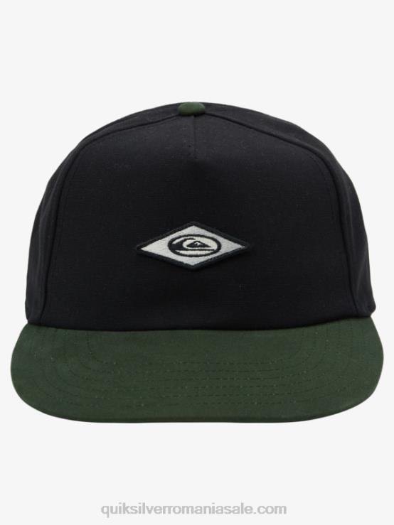 negru șapcă de baseball zinger XT6B605 bărbați Quiksilver