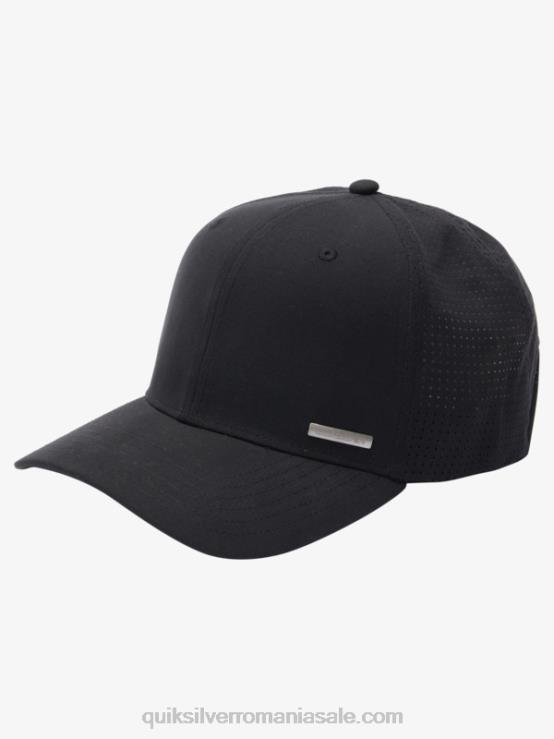 negru net tech plus pălărie de baseball XT6B851 bărbați Quiksilver