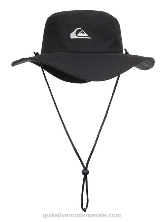 negru pălărie bushmaster safari boonie XT6B1520 bărbați Quiksilver