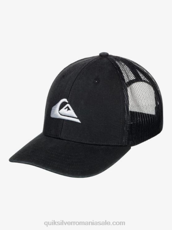 negru pălărie de camioner la pământ XT6B599 bărbați Quiksilver