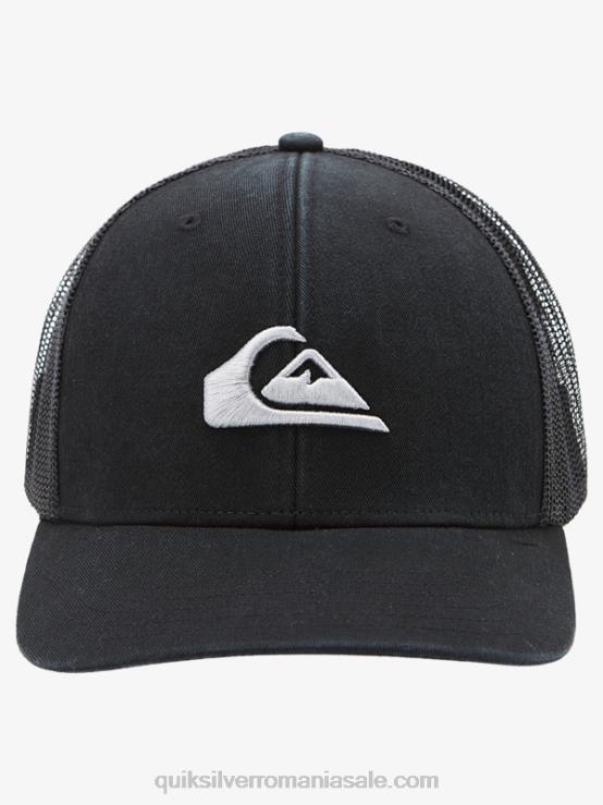 negru pălărie de camioner la pământ XT6B599 bărbați Quiksilver