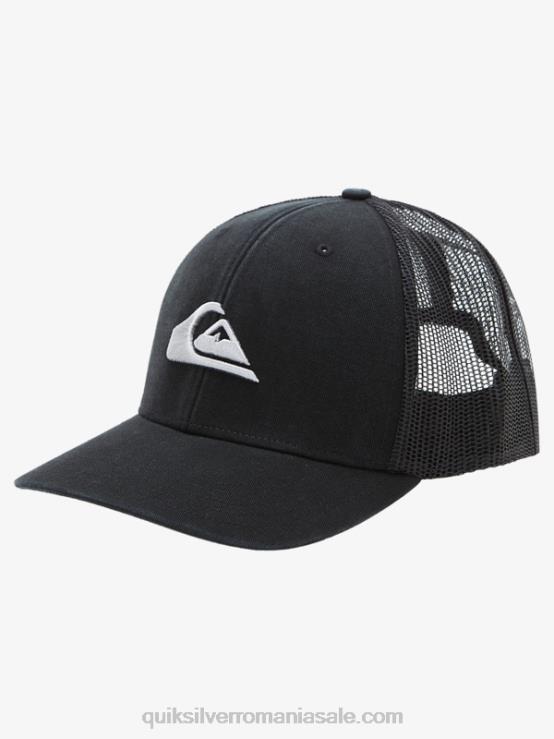 negru pălărie de camioner la pământ XT6B599 bărbați Quiksilver