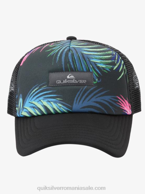 negru pălărie de camioneta magpie coop XT6B562 bărbați Quiksilver