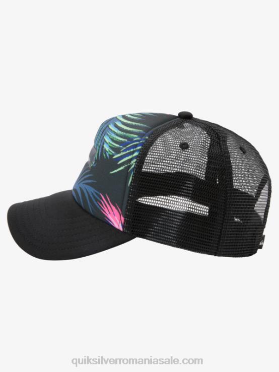 negru pălărie de camioneta magpie coop XT6B562 bărbați Quiksilver