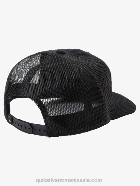negru pălărie de camionete coasteeze XT6B443 bărbați Quiksilver