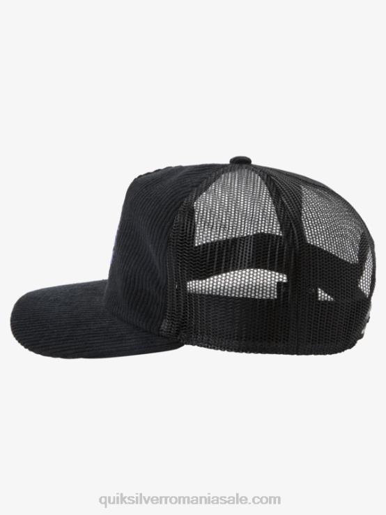 negru pălărie de camionete coasteeze XT6B443 bărbați Quiksilver