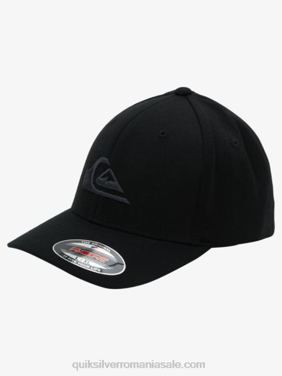 negru pălărie flexfit de munte și val XT6B1434 bărbați Quiksilver