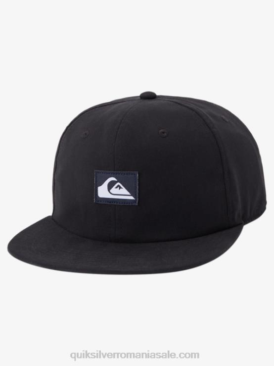 negru pălărie snapback de dolari de argint XT6B1665 bărbați Quiksilver