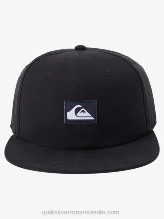 negru pălărie snapback de dolari de argint XT6B1665 bărbați Quiksilver
