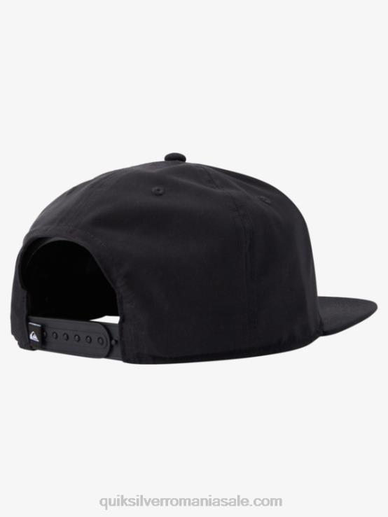 negru pălărie snapback de dolari de argint XT6B1665 bărbați Quiksilver