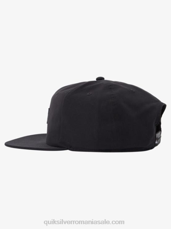 negru pălărie snapback de dolari de argint XT6B1665 bărbați Quiksilver