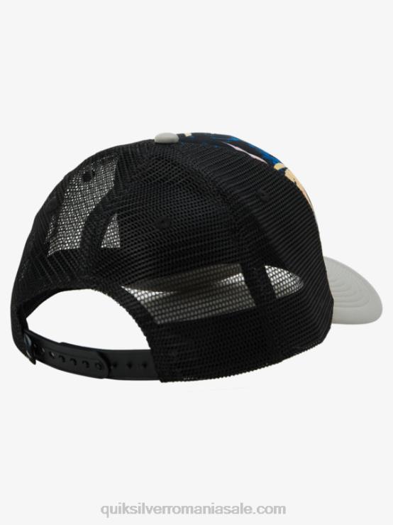 negru rupt pălărie de camionetă cu sopar XT6B1051 bărbați Quiksilver