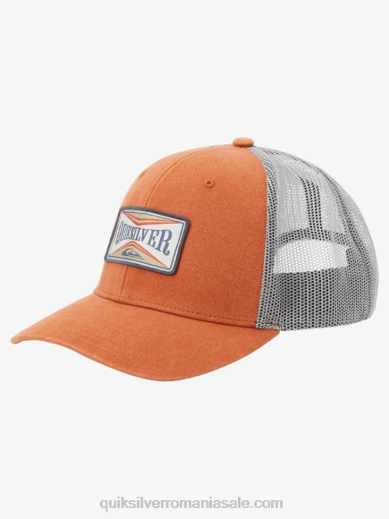 portocaliu Mecca pălărie de camioner cu trauler XT6B439 bărbați Quiksilver