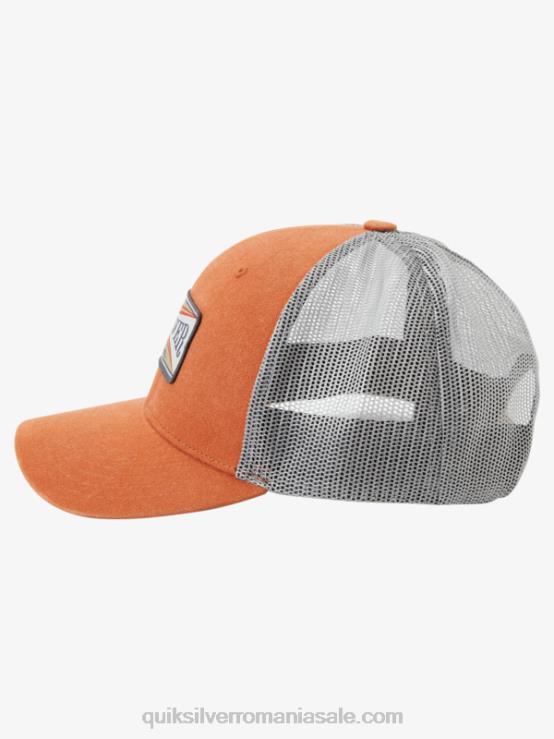 portocaliu Mecca pălărie de camioner cu trauler XT6B439 bărbați Quiksilver
