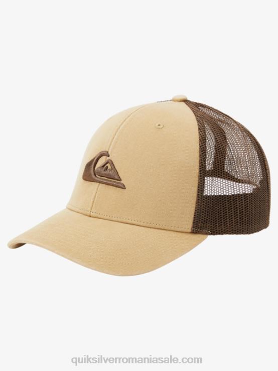 taos taupe pălărie de camioner la pământ XT6B600 bărbați Quiksilver