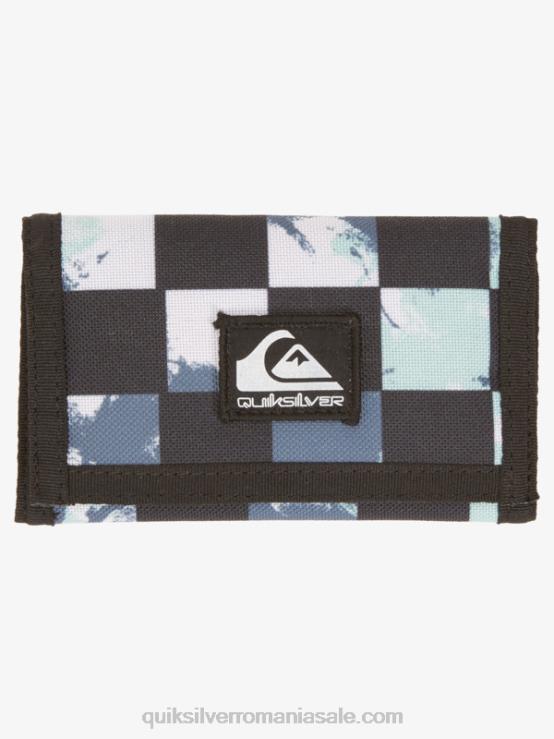 Bering sea check tie colorant 233 portofelul cu trei ori imprimat zilnic XT6B737 bărbați Quiksilver