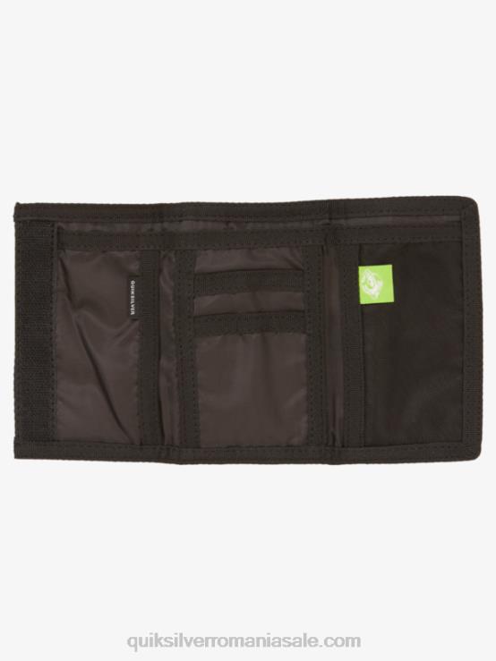 Bering sea check tie colorant 233 portofelul cu trei ori imprimat zilnic XT6B737 bărbați Quiksilver