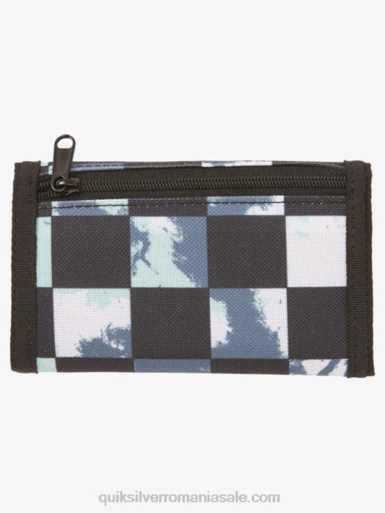 Bering sea check tie colorant 233 portofelul cu trei ori imprimat zilnic XT6B737 bărbați Quiksilver