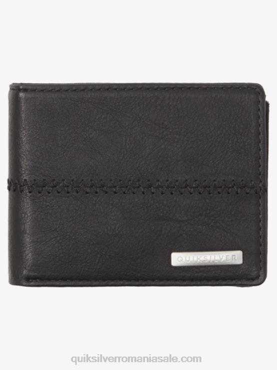 negru negru portofel cu trei ori mai sus XT6B906 bărbați Quiksilver