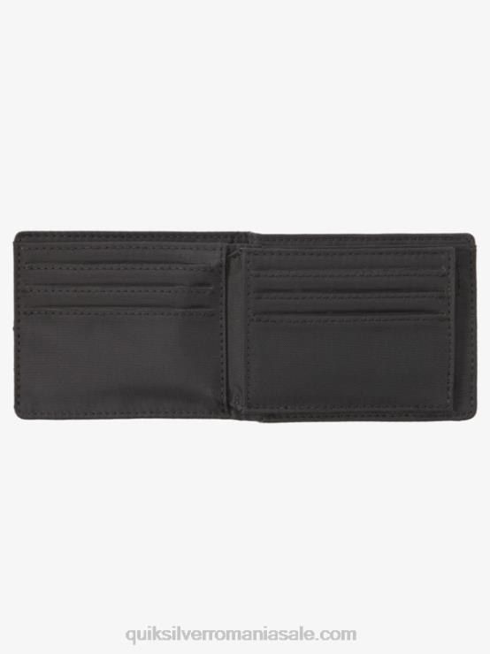 negru negru portofel cu trei ori mai sus XT6B906 bărbați Quiksilver