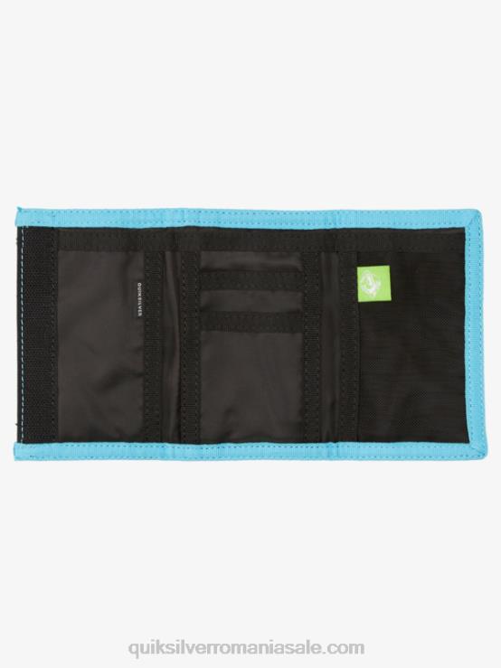 negru/regale portofelul cu trei ori imprimat zilnic XT6B739 bărbați Quiksilver