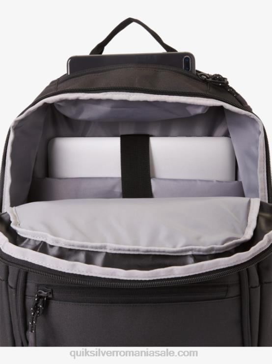 negru rucsac schoolie cooler 30l XT6B371 bărbați Quiksilver
