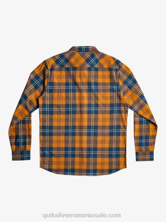 Harelaw de zahăr brun cămașă harelaw stretch cu mânecă lungă XT6B1508 bărbați Quiksilver