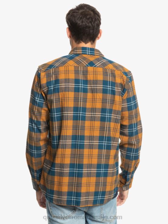 Harelaw de zahăr brun cămașă harelaw stretch cu mânecă lungă XT6B1508 bărbați Quiksilver