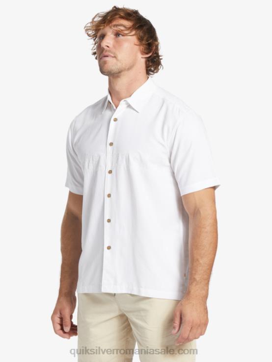 alb cămașă antirid premium waterman tahiti palms XT6B867 bărbați Quiksilver