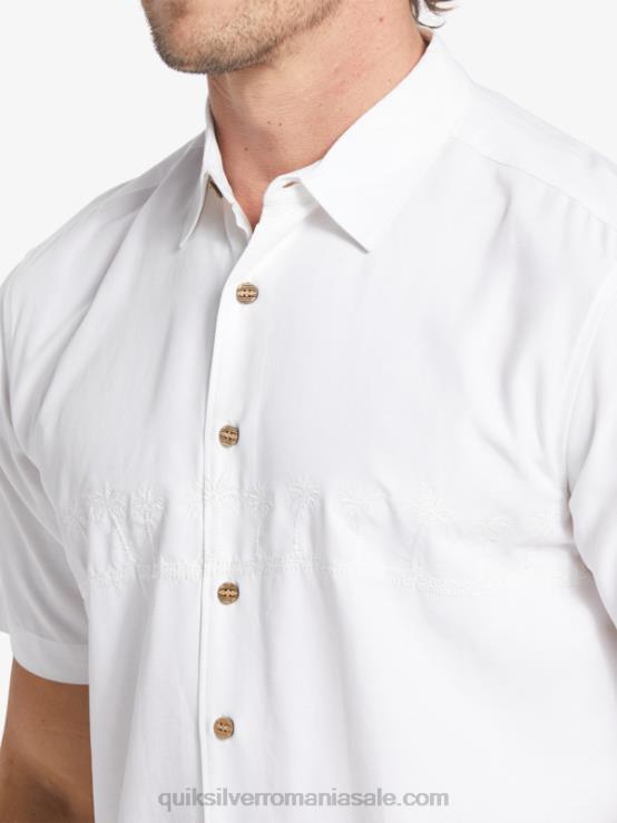 alb cămașă antirid premium waterman tahiti palms XT6B867 bărbați Quiksilver