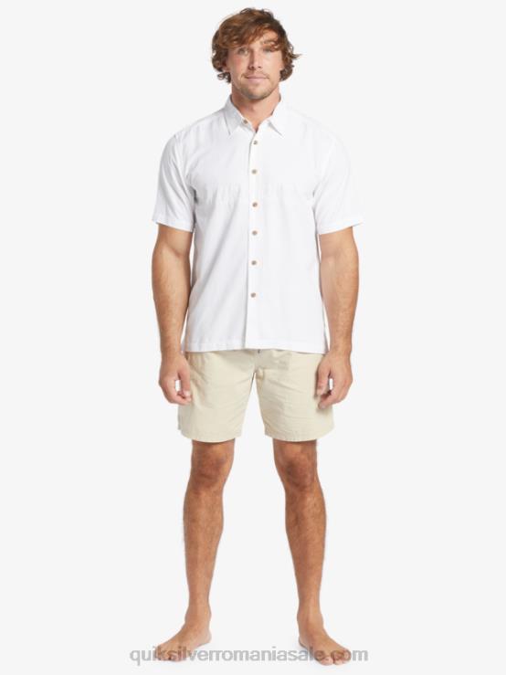 alb cămașă antirid premium waterman tahiti palms XT6B867 bărbați Quiksilver