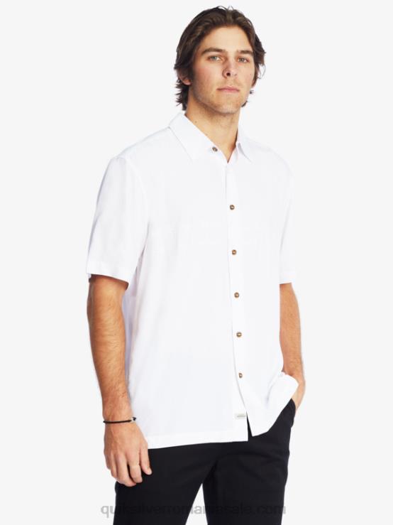 alb cămașă antirid premium waterman tahiti palms XT6B867 bărbați Quiksilver