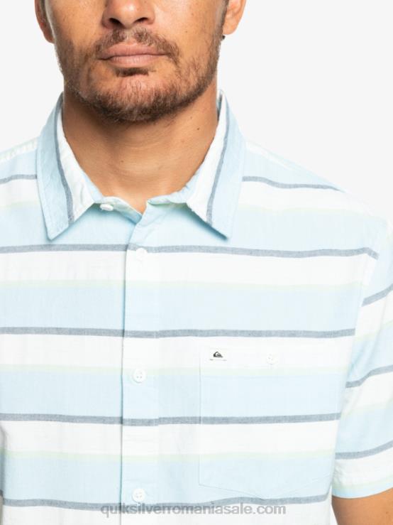 alb cali răsărit 231 cămașă cu mânecă scurtă cali sunrise XT6B1206 bărbați Quiksilver
