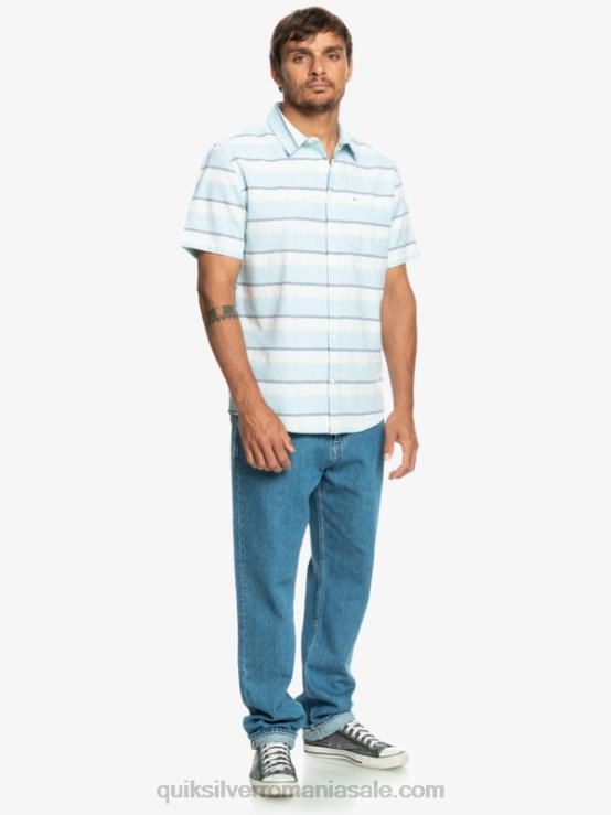 alb cali răsărit 231 cămașă cu mânecă scurtă cali sunrise XT6B1206 bărbați Quiksilver
