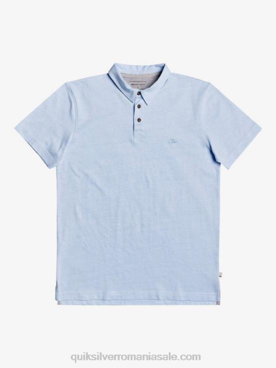 albastru aerisit tricou polo cu mânecă scurtă sun cruise de zi cu zi XT6B1553 bărbați Quiksilver