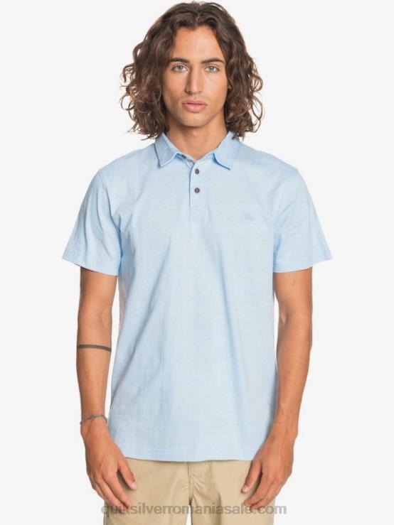 albastru aerisit tricou polo cu mânecă scurtă sun cruise de zi cu zi XT6B1553 bărbați Quiksilver
