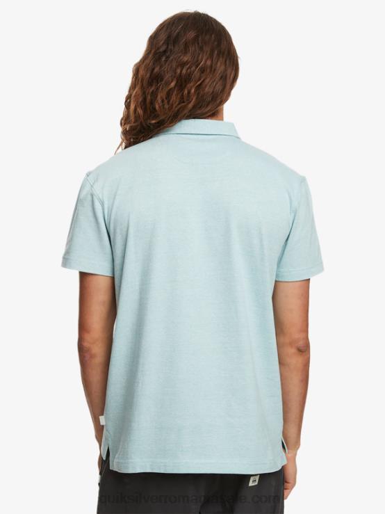 albastru cameo tricou polo cu mânecă scurtă sunset cruise XT6B477 bărbați Quiksilver