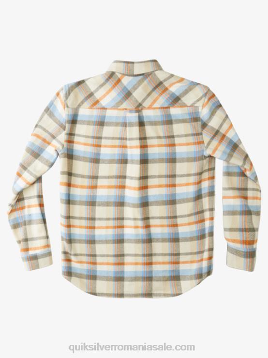 apusuri albe antice waterman thunder sets cămașă cu mânecă lungă de flanel XT6B1350 bărbați Quiksilver