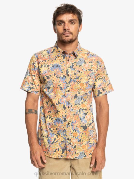 ardezie închisă surfadelica cămașă cu mânecă scurtă surfadelica XT6B967 bărbați Quiksilver
