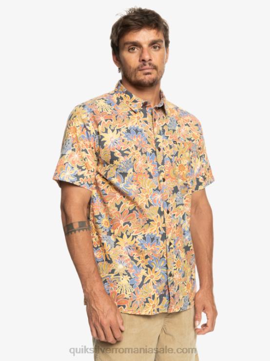 ardezie închisă surfadelica cămașă cu mânecă scurtă surfadelica XT6B967 bărbați Quiksilver