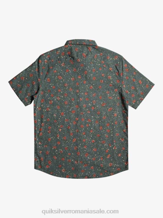 ardezie întunecată puf moale cămașă cu mânecă scurtă moale XT6B1231 bărbați Quiksilver