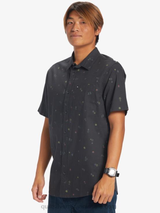 asfalt pașnic rave ss cămașă cu mânecă scurtă rave pașnică XT6B589 bărbați Quiksilver