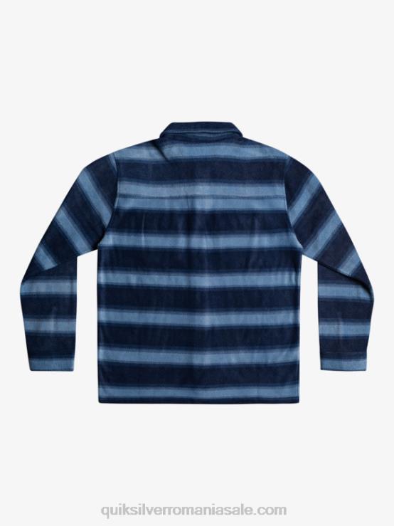 blazer bleumarin dungă de flanel cămașă de flanel cu mânecă lungă zilele de surf XT6B1556 bărbați Quiksilver