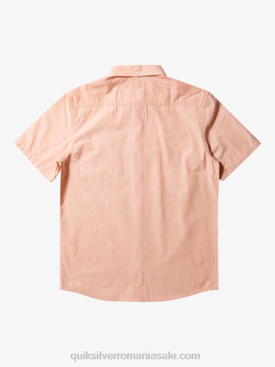 bronz cupru cămașă winfall cu mânecă scurtă XT6B378 bărbați Quiksilver