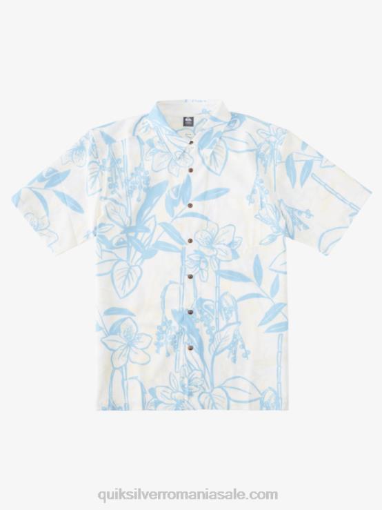 căi libere albe cămașă hawaiană de apărători XT6B1327 bărbați Quiksilver